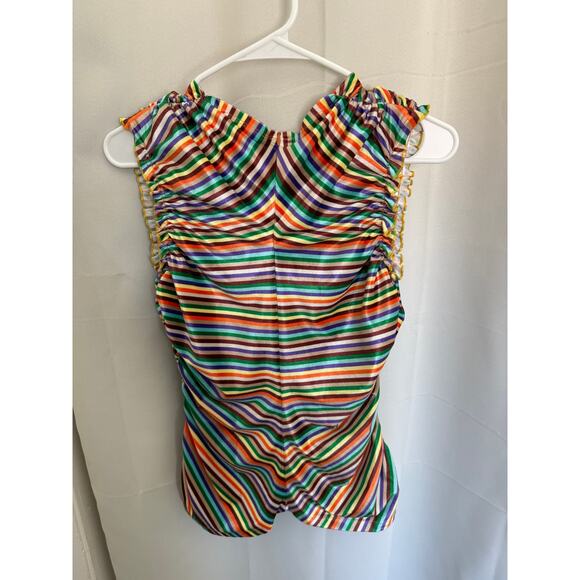 Siedres Iza Top in Mutlicolor Rainbow Size US 8 - Picture 7 of 8